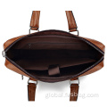 China Leather Businessbag Men Leather Briefcase Manufactory